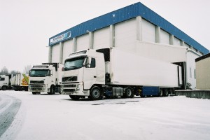 Hof im Winter